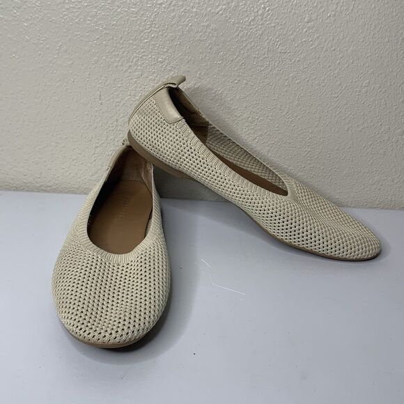 Everlane The Mesh Day Glove Flats Cream Women’s Sz 10, Fits Small. Like 9 - Picture 1 of 7